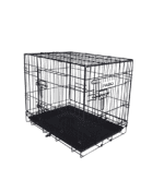 Pado Double Door Dog Crate With Mesh Floor