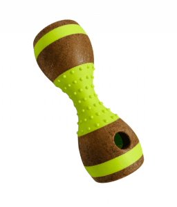 pado-dumbbell-nylon-and-wood-tpr-dog-treat-toy-152x6x6-cm Pado Dumbbell Nylon And Wood Tpr Dog Treat Toy 15.2X6X6 Cm - Image 1