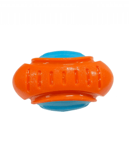 pado-tpr-rubber-dual-color-rugby-ball-with-squeker-132x77x76-cm Pado Tpr Rubber Dual Color Rugby Ball With Squeker 13.2X7.7X7.6 Cm - Image 1