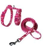 DOCO LOCO Cat Harness + Leash Combo - Printed Pattern 6ft (DCAT202+2072)