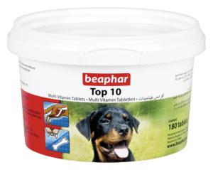 BE10910 Top 10 Dog Multi-Vitamins 180 Tabs - Image 1