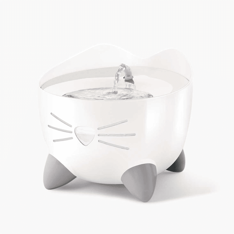 HA43720 Catit PIXI - Stainless Steel Fountain 2.5L, White - Image 1