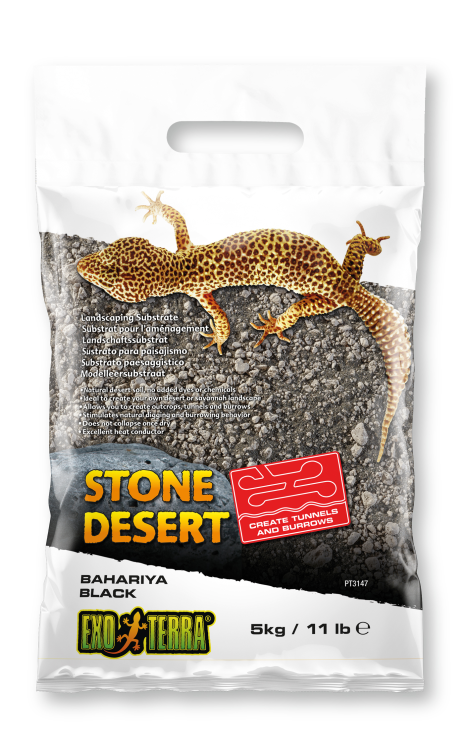 HAPT3147 Exo Terra - Stone Desert Bahariya Black 11 lb – 5 KG - Image 1