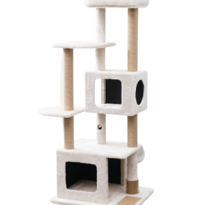 Catry Cat Tower with Scratcher 60x49x141cm