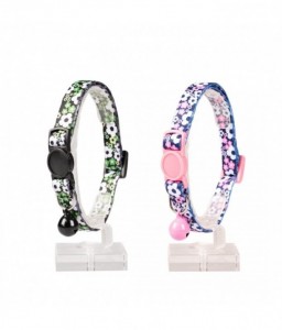 LR11177 Duvo Cat Collar Nylon Mixed Colors 20 – 30cm / 10mm – Flowers - Image 1