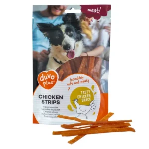 Duvo Dog Snack 80G[Flavor - Chicken, Options - Strips]