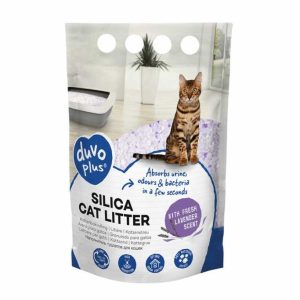 Duvo+ Premium Silica Cat Litter 5L - Lavender