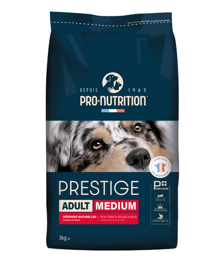 203370C4 Pro Nutrition Prestige Dog Adult Medium 3Kg - Image 1