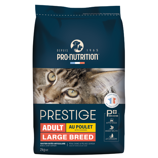 205090C4 Pro Nutrition Prestige Cat Adult Large Breed With Chicken 2Kg - Image 1