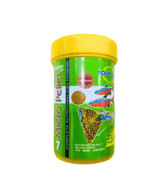 6938104000791 Kw Zone Aquadine Micro Pellet Fish Food 60G - Image 1