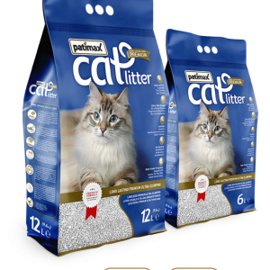 Patimax Premium Ultra Clumping Cat Litter[Flavor - Lavander, Size - 12L]