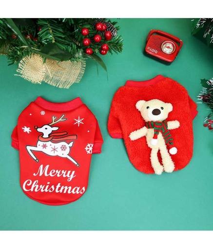 CH-160180 Seasopet Christmas Pet Sweater (Assorted Design) - Image 1