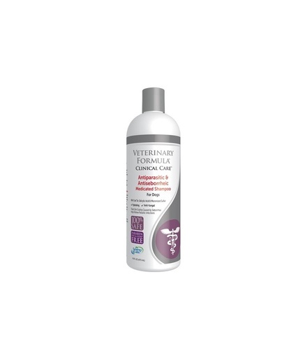 FG01315-FG01821 Synergy Labs Veterinary Formula Clinical Care Antiparasitic & Antiseborrheic Shampoo For Dogs 473ml - Image 1