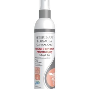 Synergy Labs Veterinary Formula Clinical Care Hot Spot & Itch Relief Medicated Spray 236ml For Dogs & Cats[Volume - 236ml]