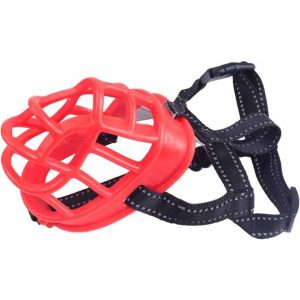 Golden Panda Silicone Muzzle, Red[Size - L]