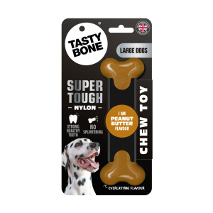 PT820191 TastyBone Nylon - Large Dog - Peanut Butter - Image 1
