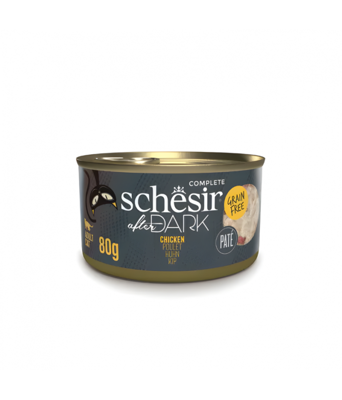 SCINV21142003 Schesir After Dark Patè For Cat - Chicken 80g (Min Order- 12 Cans) - Image 1