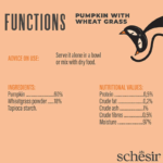 Schesir Functions Cat Pouch Digestive Topper Pumpkin With Wheat Grass 40G (Min Order- 12 Pouch) - Image 5
