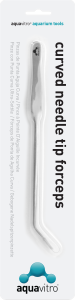 AquaVitro - Curved Needle Tip Forceps 25 cm