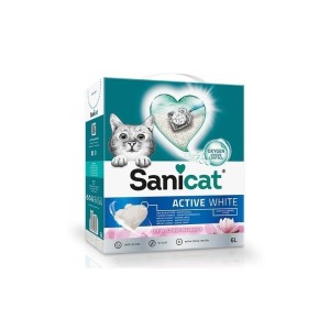 SaniCat Active White - Lotus Flower 6 L