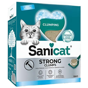 Sanicat Strong Clumps, Baby Powder - 10 L