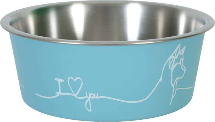 ZL475497BLE Non-Slip Love Dog Bowl - Image 1