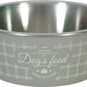 Non-Slip Food Dog Bowl - Taupe 400 ml