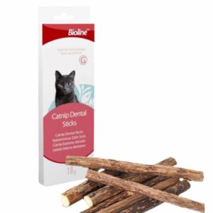 Bioline Catnip Dental Sticks 10G[Weight - 10G]