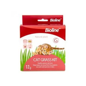 Bioline Catgrass Kit 12G[Weight - 12G, Dimension - 5.4 X 13.4 X 12.2Cm]