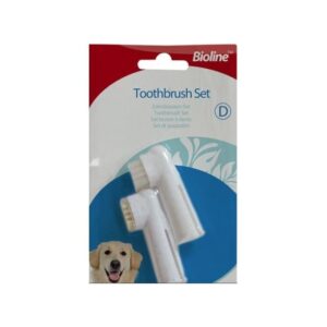 Bioline Finger Tooth Brush Set[Weight - 100G, Count - 2]