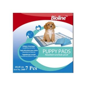 Bioline Puppy Training Pads 60 X 40Cm[Dimension - 60 X 40Cm, Weight - 250G, Count - 7]