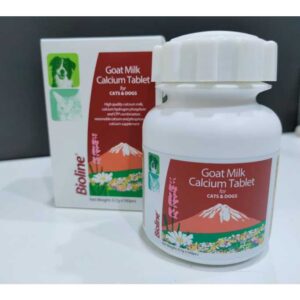 Bioline Goat'S Milk Calcium Tablet 160 Pcs - Suitable For Dogs And Cats Of All Ages[Weight - 250G, Count - 160]