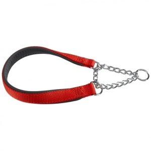 Ferplast Daytona CSS Semi - Pull - Out Collar With Soft Padding[Color - Maroon, Dimension - 45cm x 15mm]