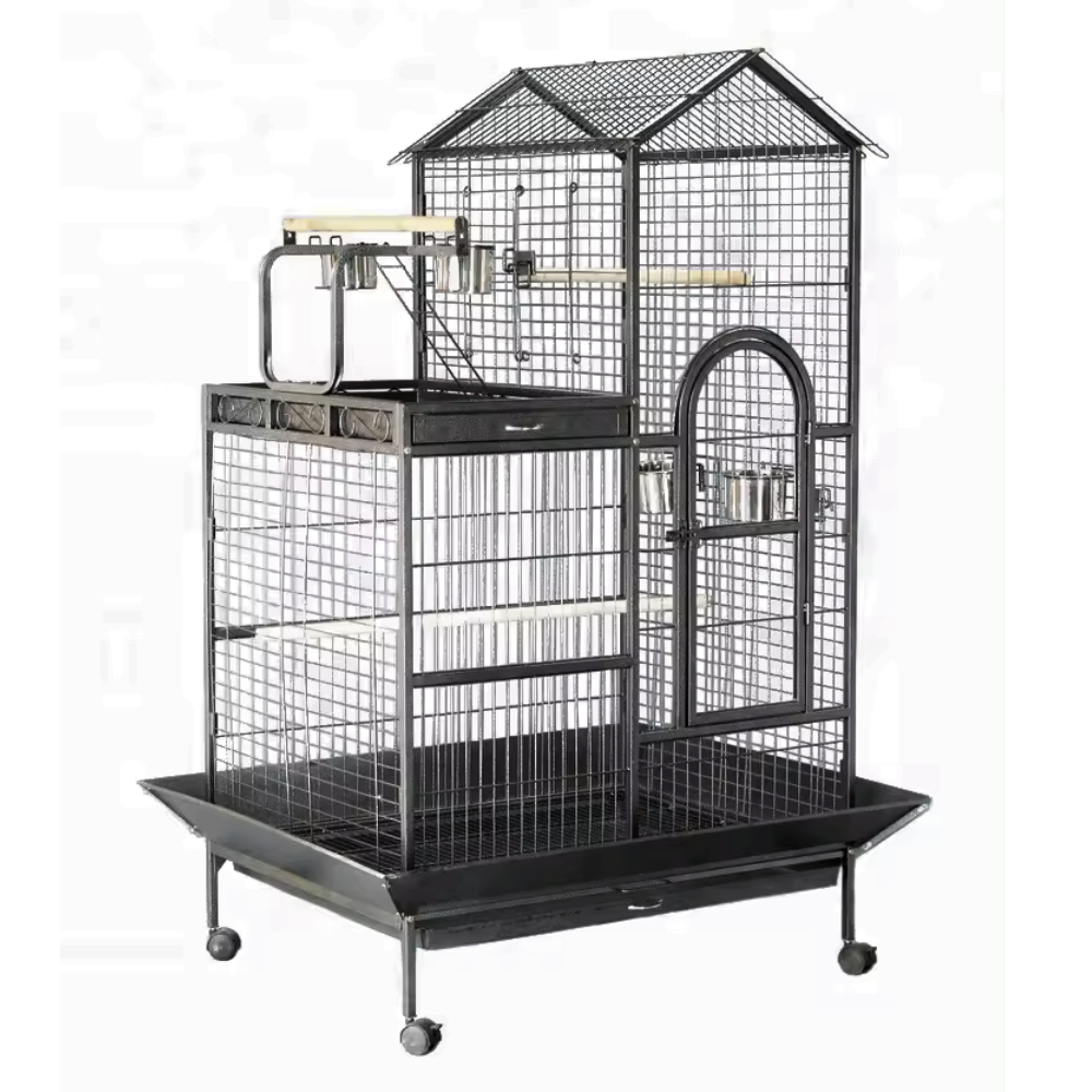 BC-A17-BLK Dayang Bird Cage (A17) - 114 x 91 x 160cm-Black - Image 1