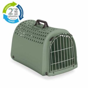 Imac Linus Second Life Plastic Carrier, 52.5x32x34.5cm[Color - Sage Green]