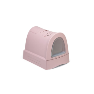 IMAC Zuma Litter Box For Cats - 40 x 56 x 42.5cm[Color - Pink, , Size - M]