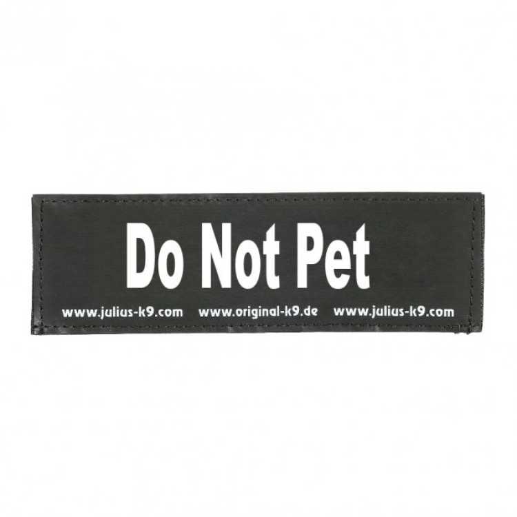 JL162LR-G-27683 PATCH - - Do Not Pet PATCH - LARGE - Image 1