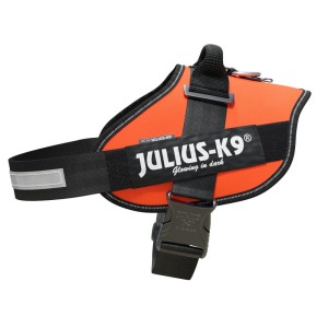 IDC High Visibility Powerharness - Dog Harness - Size: 0 UV orange