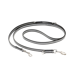 IDC Lumino Adjustable Leash - - Black / Width 1.9 cm & Length 2.2 Meter
