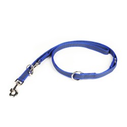 Color & Gray Adjustable Leash - - Blue-Gray Width 2 cm