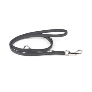 Color & Gray Adjustable Leash - - Black-Gray / Width 2 cm