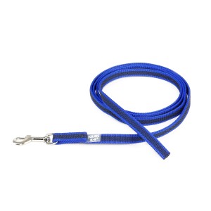 JL218GM-B-S2 Color & Gray with handle leash - - Blue-Gray Width 1.4 cm & Length 2 Meter - Image 1