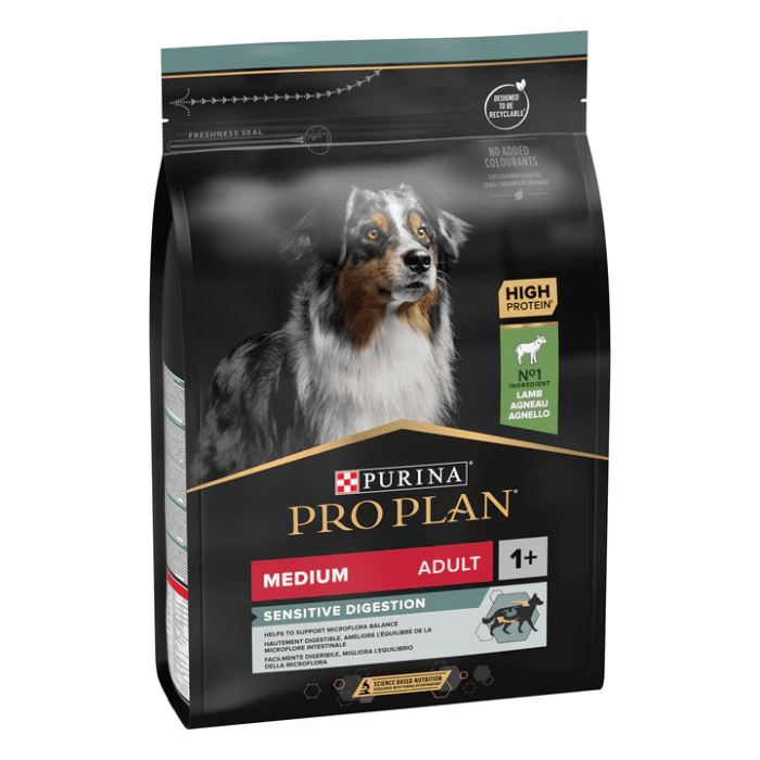 12278098 PRO PLAN SENSITIVE DIGESTION MEDIUM ADULT , DRY DOG FOOD WITH LAMB - Image 1
