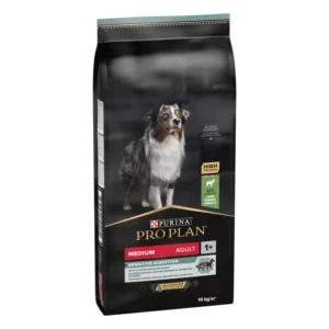 PRO PLAN SENSITIVE DIGESTION MEDIUM ADULT, DRY DOG FOOD WITH LAMB, 14 KG