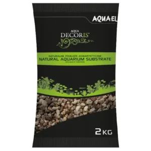 Aquael Natural Multicolored Gravel 3-5mm[Weight - 2Kg]