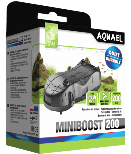 AQ121954 Aquael Miniboost Airpump – 200L/H - Image 1