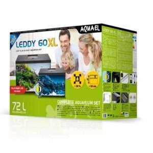 Aquael Leddy Aquarium Set XL Black Day & Night[Size - 60 cm]