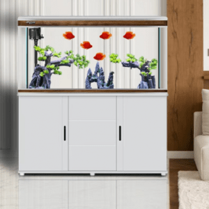 Karis Perfect Aquarium with Cabinet 1205x370x630mm[Color - White]