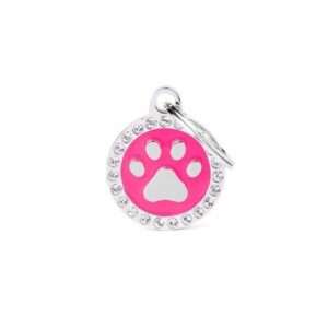 My Family Fuchsia Circle Paw Glam