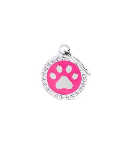 BH26GM02 My Family Fuchsia Circle Paw Glam - Image 1